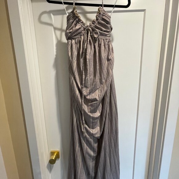 *NWT* Commense Backless U-Neck Halter Strap Long Dress - Picture 4 of 9